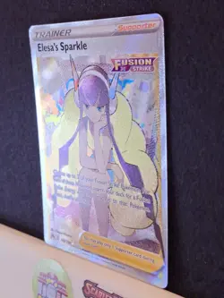 Pokemon TCG Elesa's Sparkle Sword & Shield-Crown Zenith 147/159 Holo NM/MT - Image 2