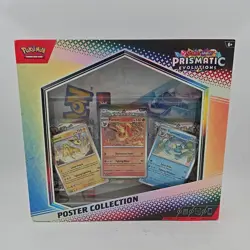 Pokemon TCG SV8.5 Prismatic Evolutions Poster Collection Box Factory Sealed - Image 1