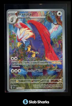 2024 POKEMON SV SURGING SPARKS - SSP EN #214/191 BRAVIARY ILLUSTRATION RARE - Image 1