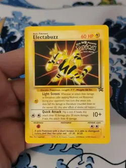Electabuzz #2 Black Star Promo WOTC Vintage Pokemon The First Movie WB Pokemon - Image 1