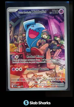 2023 POKEMON SV BLACK STAR PROMOS - SVP EN #203 TEAM ROCKET'S WOBBUFFET - Image 1