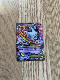Pokemon Mega Gengar EX Holo Black Star Promo Card XY166 - Image 1