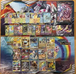 Pokemon Card Lot Full Art Alt Art Fire Mew Blastoise Mewtwo Jolteon 43 Cards - Image 1