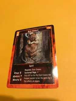 RAT SPIRIT : RAGE 1998 LOFR CCG Sept card, White Wolf werewolf TCG, Ally Gnawers - Image 5