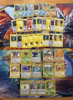 Vintage Pokemon Card Lot WOTC First Edition Shadowless Etc Pikachu Dragonite - Image 1