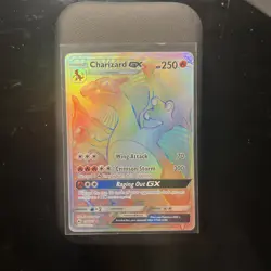 Pokemon Card - Charizard GX (Secret) SM Burning Shadows 150/147 Rainbow Rare - Image 1