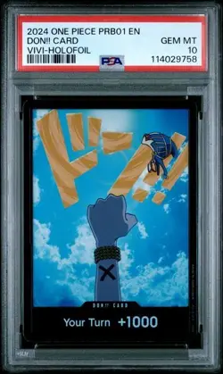 2024 One Piece PRB01 EN Don!! Card Nefertari Vivi Holofoil PSA 10 GEM Alt Art - Image 1