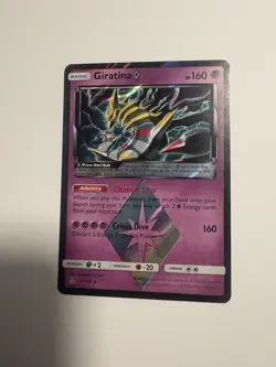 Giratina 58/156 - Sun & Moon Ultra Prism Holo Rare Pokemon Card - Image 1