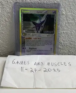 Espeon EX δ Delta Species Reverse Holo Stamped - Near Mint - Pokemon Card - Image 3