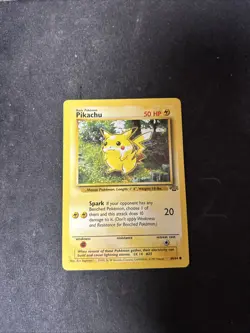 Pikachu 60/64 Pokemon Card Jungle Set Tcg D20 - Image 1
