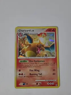 Pokemon Charizard Lv. 60 Cracked Ice Holo Rare Pokemon Card 1/99 LP 2009 - Image 1