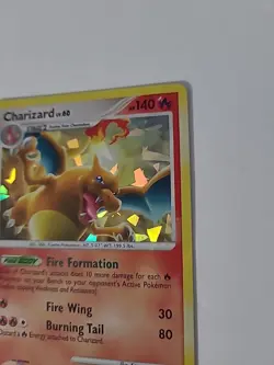 Pokemon Charizard Lv. 60 Cracked Ice Holo Rare Pokemon Card 1/99 LP 2009 - Image 2