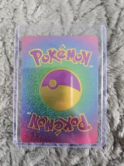 Mewtwo GX Rainbow Foil Fan Art Premium Vinyl Collector Pokemon Card Psystrike - Image 2