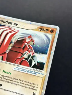 Pokemon Card - Groudon ex 038 (EX Collector's Tins) Black Star Promo Holo SWIRL - Image 2