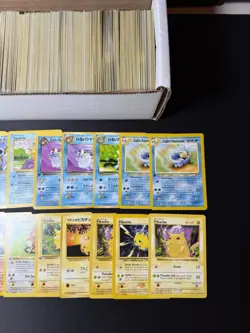 Huge Collection Bulk Lot of 600+ Pokemon Cards Mixed WOTC-XY Vintage HP-DAMAGED - Image 3