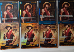 One Piece - Monkey.D.Luffy Live Action TCG -- 8 card lot LP - Image 1