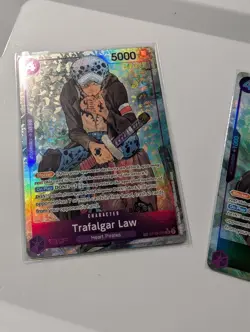 Trafalgar Law ST10-010 Treasure Rare TR Alternate Art -/3 cards - Image 5