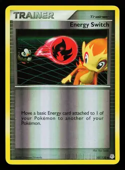 Energy Switch 107/130 Reverse Holo Diamond & Pearl Pokemon Card - Image 1