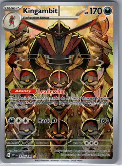 Kingambit 220/198 SV01: Scarlet & Violet Base Set - Pokemon Card - NM - Image 1
