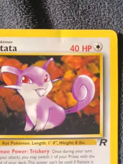 4 CARDS Pokemon Team Rocket Dark Vaporeon 45 Eevee 55 Oddish 63 Ratta 66 Vintage - Image 5