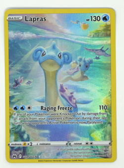 Pokemon TCG: Lapras GG05/GG70 Crown Zenith Ultra Rare Full Art NM Card - Image 1