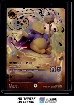 2025 Disney Lorcana Fabled Enchanted Winnie The Pooh Hunny Wizard #227/204 - Image 1