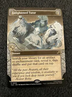 Magic MTG - Enlightened Tutor (Showcase) - Avatar: The Last Airbender - Image 1