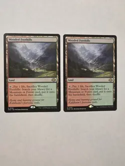 2x Wooded Foothills - Modern Horizons 3 - MH3 - Near Mint - MTG - Image 1