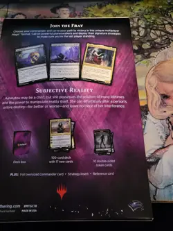 MTG Magic the Gathering - Commander 2018 Deck - Subjective Reality - New - Image 2