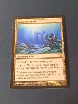 Academy Ruins Time Spiral MTG Magic the Gathering NM Condition Legendary Land - Image 1