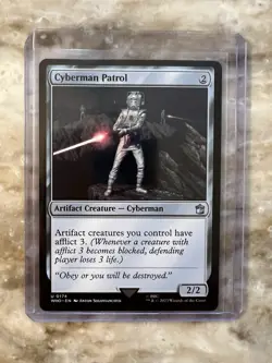 Cyberman Patrol Doctor Who MTG NM+ - Image 1