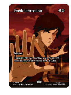 Heroic Intervention - Borderless Avatar MTG - Image 1