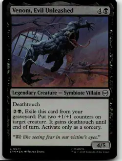 MTG: Venom, Evil Unleashed - Marvel's Spider-Man #71 C Foil NM - Image 1