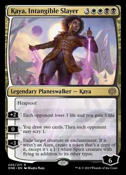 Near Mint, English - 1 x MTG Kaya, Intangible Slayer Phyrexia: All Will Be One - Image 1