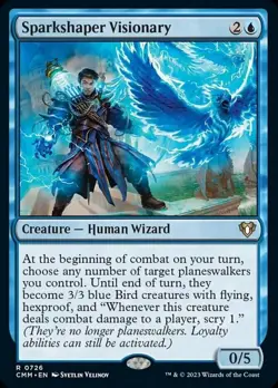 Near Mint, English - 1 x MTG Sparkshaper Visionary Commander Masters - Image 1