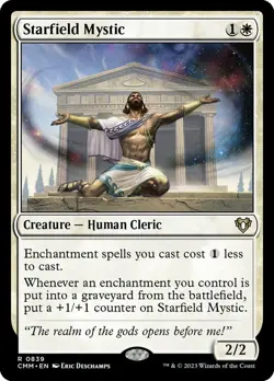 Near Mint, English - 1 x MTG Starfield Mystic Commander Masters - Image 1