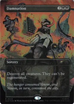 MTG Damnation (Color) (Rainbow) (2000) | NM Foil | Spider-Man Secret Lair {SLD} - Image 2