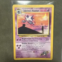 Pokemon TCG Sabrina's Haunter Gym Challenge 55/132 LP - Image 1