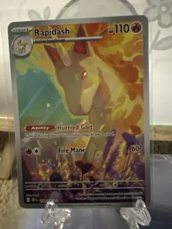 Rapidash 189/182 Illustration Rare (IR) Destined Rivals Near Mint Pokemon TCG - Image 1