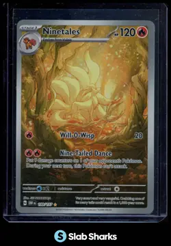 2023 POKEMON SV OBSIDIAN FLAMES - OBF EN #199/197 NINETALES ILLUSTRATION RARE - Image 1