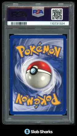 1999 POKEMON SET UNLIMITED #2/102 BLASTOISE RARE HOLO PSA 8 - Image 2