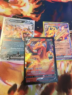 Charizard V 019 / EX 125 / EX 161 Promo Holo Ultra Rare Pokemon TCG 3x charizard - Image 1
