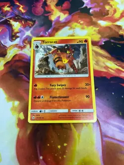 Torracat 25/149 Sm Base Set Regular NM-Mint Pokemon TCG - Image 1