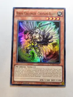 Heroic Challenger - Thousand Blades - WSUP-EN017 - Super Rare - 1st Ed - LP - Image 1