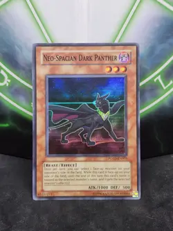 Yugioh Neo-Spacian Dark Panther POTD-EN005 Super Rare NM - Image 1