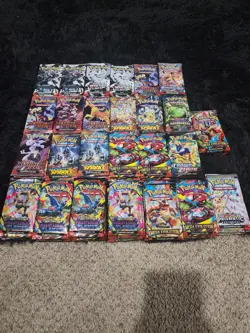 Pokemon Cards Bulk Lot. Common, Rare, Reverse, Holo Into Original Packs W/GIFT🎁 - Image 1