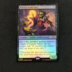 Warren Soultrader: Modern Horizons 3 Mtg Rare Foil Tcg Card Near Mint - Image 1