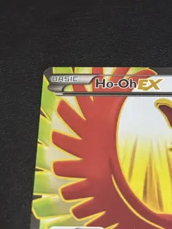 Pokemon Card Full Art HO-OH ex 121/122 2016 Pokemon XY Breakpoint - LP - Image 2