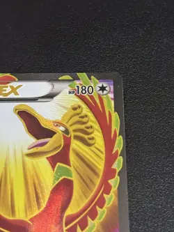 Pokemon Card Full Art HO-OH ex 121/122 2016 Pokemon XY Breakpoint - LP - Image 3