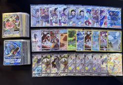 Lot of 150 Pokemon Cards V/VMAX/EX/Full Art/GX/Trainer/Holos Modern Collection - Image 1